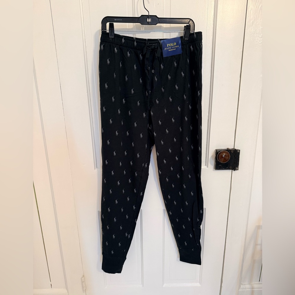 Polo Ralph Lauren Black Sleepwear Pants